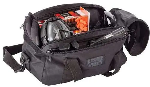Blackhawk 74RB02BK Sportster Pistol Range Bag Transport Bag 600D Polyester 16" x 9" x 8" Black