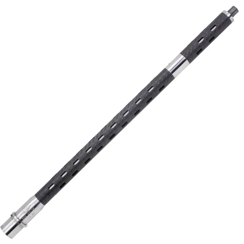 BSF Barrels AR-15 Carbon Fiber Barrel, 223 Wylde 18″ Rifle Length Gas Tube, 1 8 Twist, 1/2-28