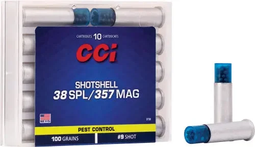CCI SHOTSHELL 38/357 100GR #9 SHOT 10RD