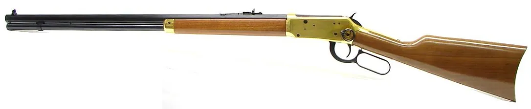 Centennial commemorative 1966 production Winchester 94 .30-30 caliber rifle with 26 octagon barrel. Excellent bore. 99.8% finis (com1306)