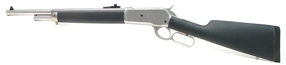 Chiappa Firearms Kodiak .45-70 caliber rifle. Stainless steel model with 1/2 round 1/2 octagon 18 1/2″ barrel. Synthetic stock. (R12318)