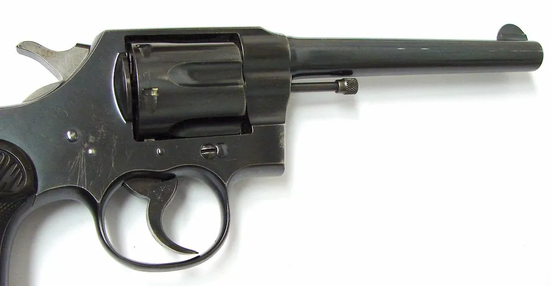 Colt Army Special .38 Special caliber revolver. Manufactured approximately 1923. Excellent bore. Action works perfectly. Grips a (C8027)