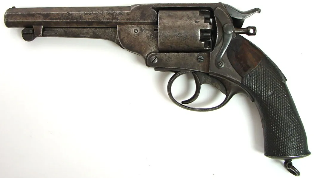 Confederate Kerr Revolver, single action made during the Civil War. Most of these guns were sold to the South and this gun has t (AH2730)