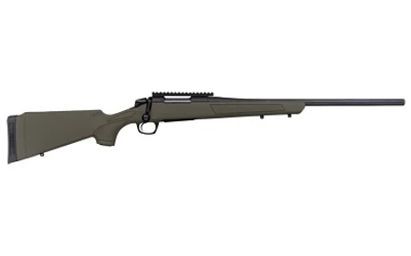 CVA CR3906G Cascade 7mm-08 Rem 4+1 22″ Black Cerakote Steel Threaded Barrel, Black Cerakote Receiver, OD Green Synthetic Stock