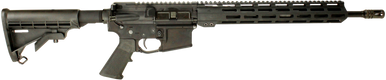 Del-Ton Echo 316L Forged Aluminum AR15 Rifle - Black | 5.56NATO | 16" Light Profile Barrel | Carbine Handguard | M4 Stock| A2 Flash Hider | Optic Ready