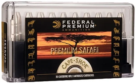 Federal P416RSA Premium Safari Cape-Shok 416 Rem Mag 400 gr Swift A Frame 20 Per Box/ 10 Case