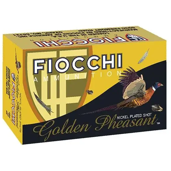 Fiocchi Golden Pheasant 12 Gauge 3″ 1 3/4oz. #4 Shot 25 Rounds