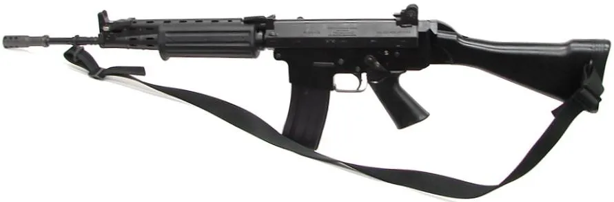 FN FNC .223 caliber rifle. Original pre-ban model with fixed buttstock. Excellent condition. (r7230)