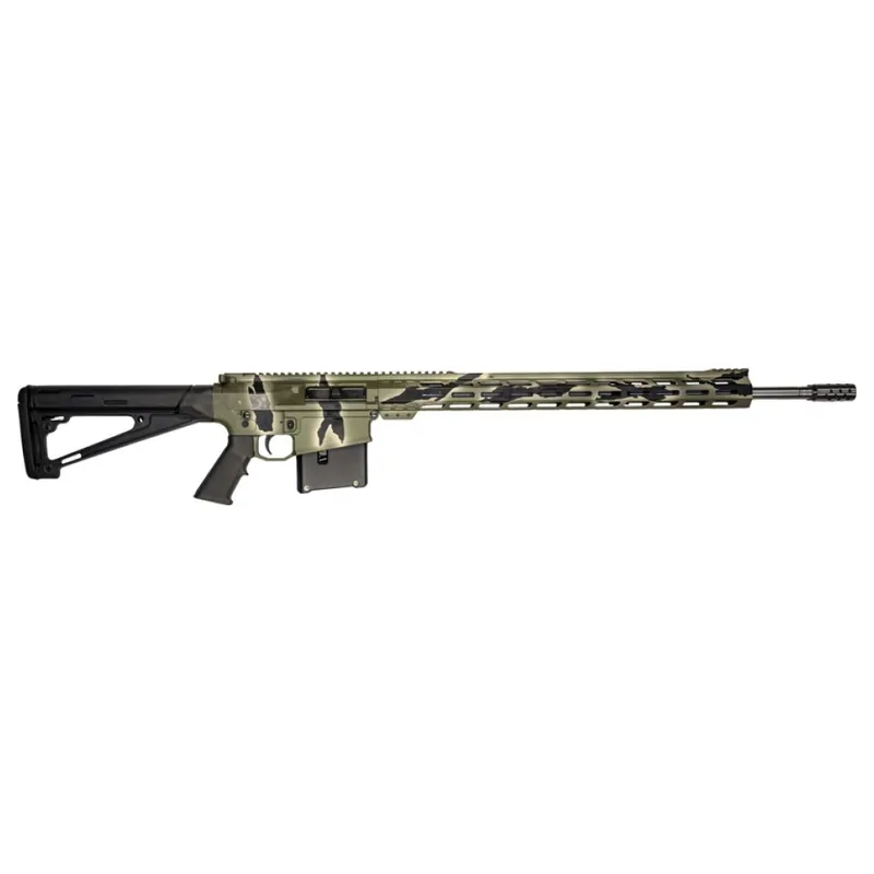 GLFA GL10 RIFLE 7MM PRC 24″, 1 8 SS BBL PURSUIT GREEN CAMO