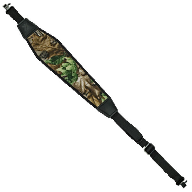 Grovtec US Inc GTSL66 Padded Slingwith Swivels 1" W x 48" L Adjustable Realtree Xtra Green Nylon for Rifle/Shotgun