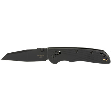 Hogue Deka | Folding Knife | CPM MagnaCut | Cerakote Finish | Black | Plain Modified Wharncliffe Edge | 3.25" Blade | Black Polyamide Nylon 12 Grips | 24366