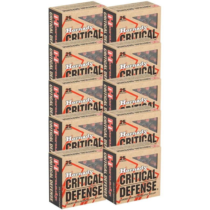 HORNADY – CRITICAL DEFENSE 9MM LUGER AMMO