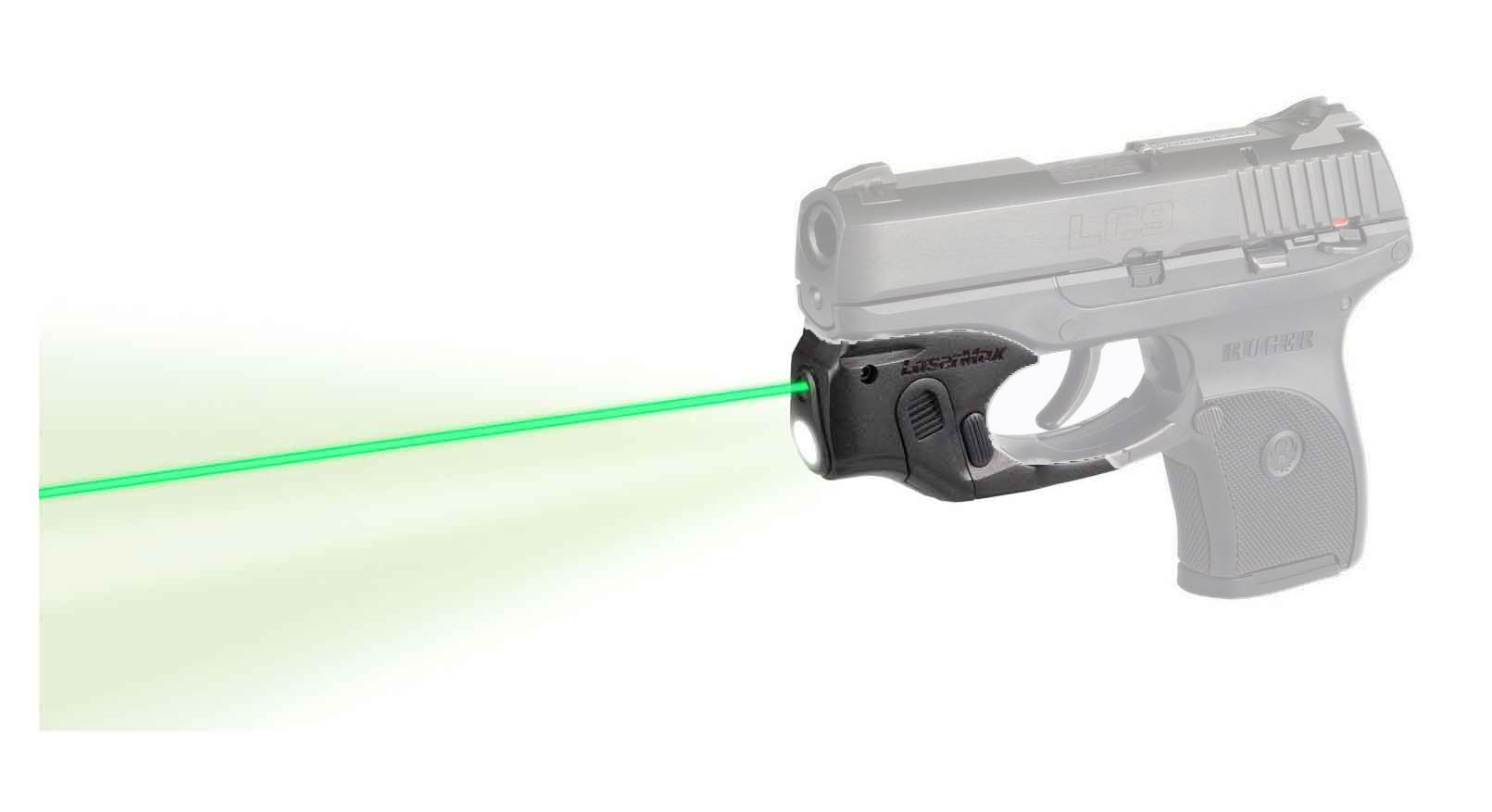 LaserMax CFLC9CG Centerfire GripSense Green Laser 100 Lumens/5mW Ruger LC9/9s,LC380,EC9s 510-535 nm Wavelength