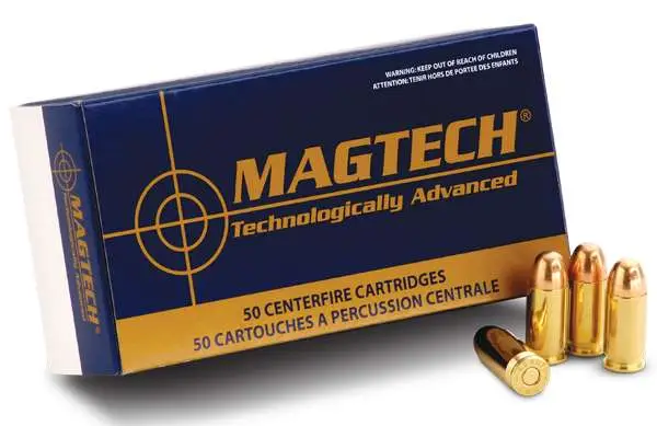 Magtech Range/Training Brass 40 S&W 160 Grain LSWC 50 Round Box - 40C