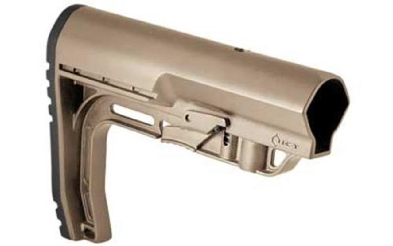Mission First Tactical Battlelink Stock, 6 Position, Commercial, Minimalist, M4 Collapsible, Scorched Dark Earth