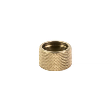 Otter Creek Labs OPS/AE/OC Thread Protector | For Use with Ops 12 | AEM and OCM Pattern Muzzle Devices | Raw Heat Treat Finish | Gold | OCL-304