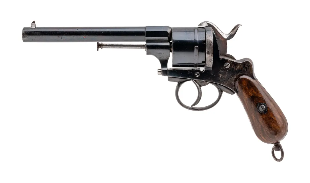 Possible post Civil War era Belgian copy of Lefaucheaux Pinfire pistol 12MM (AH8371)
