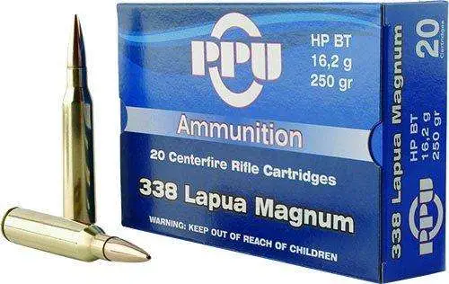 Prvi Partizan Standard Rifle 338 Lapua Mag 250 Grain HPBT 10 Round Box - PP338H