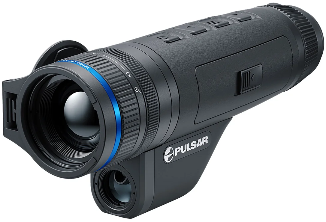 Pulsar PL77512 Telos LRF XQ35 Thermal Hand Held Black 3-12x35mm 384×288, 17 Microns Resolution Zoom 4x