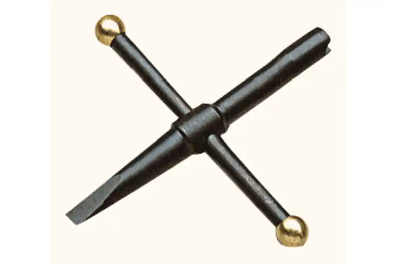 Revolver T-Style Nipple Wrench .196″ Slot And Screwdriver