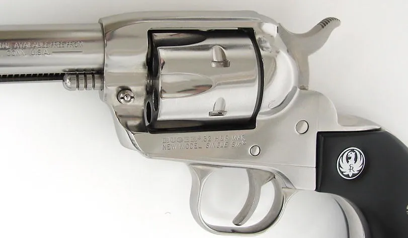 Ruger New Model Single Six .32 H&R Magnum caliber revolver. Special model with birdhead grip and high polish finish. Like new wi (pr7634)