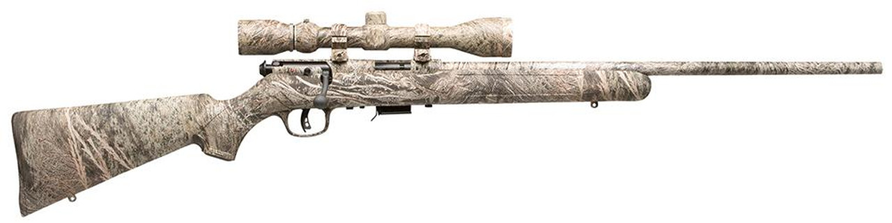 Savage 93R17 XP 17 HMR, 22″ Barrel, Brush Camo