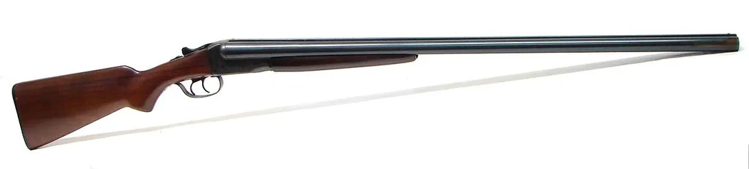 Savage Arms/Stevens 311A 12 gauge shotgun. American made side by side double barrel with 30″ barrels and walnut stock. Very good (S5424)