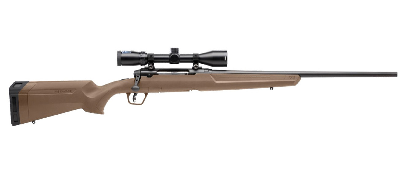 Savage Axis II, Flat Dark Earth 30-06 Springfield, 22″ Sporter Barrel, Flat Dark Earth, Banner 3x9x40 Scope, 4rd