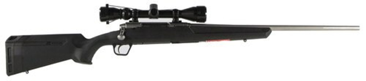 Savage Axis XP .308 Winchester, With 3X9X40 Scope, 22″ Barrel, Stainless Steel,, , Synthetic, Black,4 rd