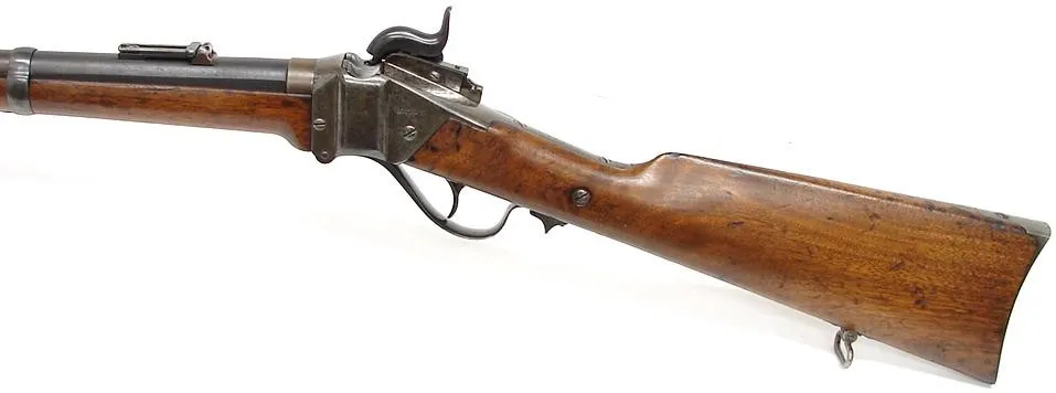 Sharps percussion model 1863 3 band rifle with 80-85% blue. (Serial number is in the middle of the 6th Vet. Volunteers). Light (al1979)