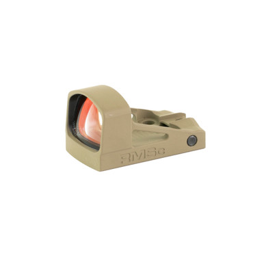 Shield Sights RMSc | Glass Edition | Reflex Sight | Non Magnified | 8 MOA | Flat Dark Earth | RMSC-8MOA-GLASS-FDE