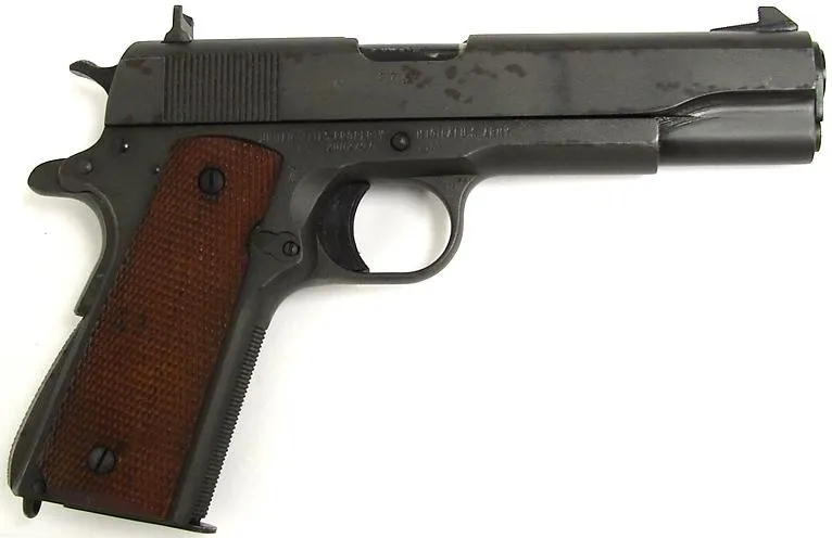 Springfield Armory 1911A1 National Match .45 ACP caliber pistol made on a Remington Rand. Original G.I. National Match pistol ma (pr6480)