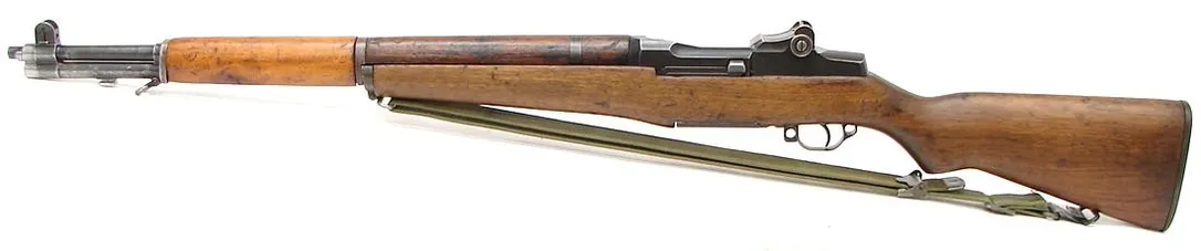 Springfield M1 Garand .30-06 caliber rifle. Serial #5828087 with barrel date 3 of 55. Bore is bright and shiny. There is a wood (r8845)