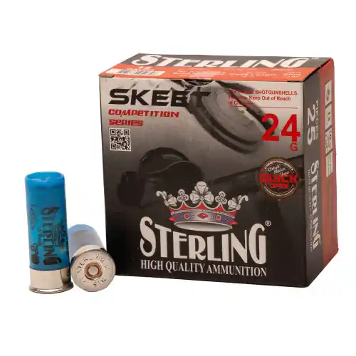 Sterling Competition Series SKEET Quick Open 12 Gauge 9.5 Shot 7/8 oz (24 Grams) 25 Round Box