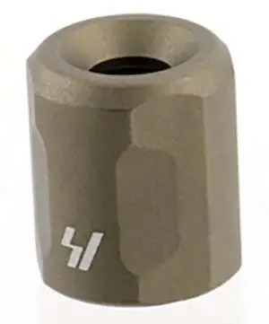 Strike BCTPFDE Barrel Thread Protector223 Rem/5.56x45mm NATO AR Platform Flat Dark Earth Aluminum 1/2"-28 tpi