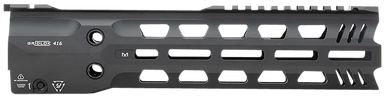 Strike Industries GRIDLOK-416-L-11 GridLok Lightspeed With Quick Detach System 11"L 1.57"D M-LOK Black Aluminum for HK 416, HK MR556, M27 IAR