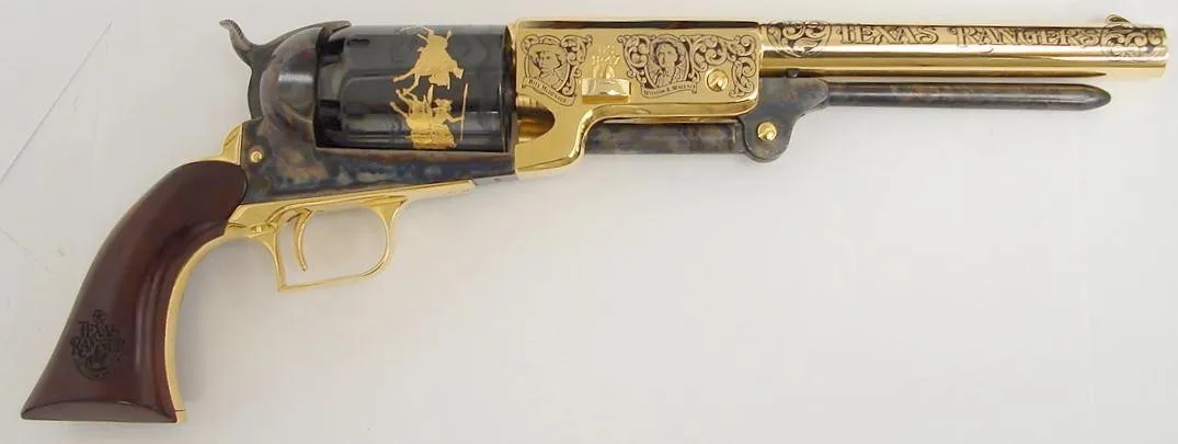 Texas Ranger Walker Colt revolver issued by America Remembers and authorized by the Texas Ranger Hall of Fame and Museum. Beauti (com865)
