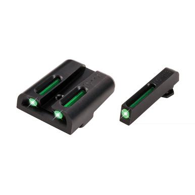 TRUGLO Brite-Site Tritium/Fiber Optic Sight | Fits High Glock 20,21,29,30,31,32 | Green | TG-TG131GT2