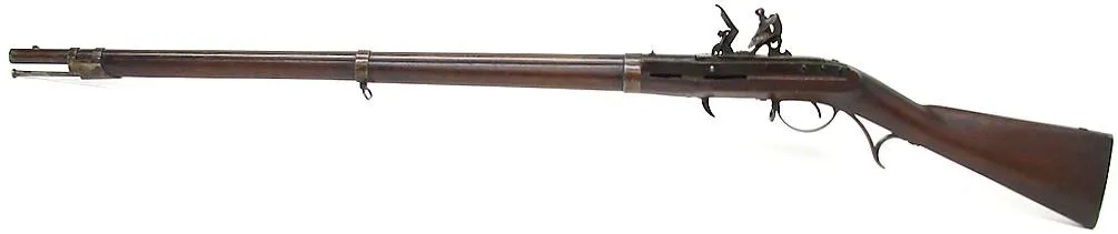 U.S. Model 1819 Hall flintlock with bayonet, 90% original arsenal brown finish & excellent stock. Excellent example of a Hall fl (al1727)