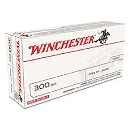 Winchester USA Brass .300 BLK 125 Grain Open Tip Range 20 Round Box - USA300BLK