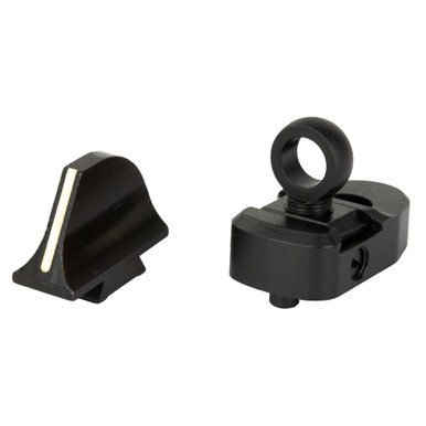 XS Sights Ghost Ring Dovetail Sight | White Stripe | Fits Henry .45-70 with Round Barrel | HN-0002-5
